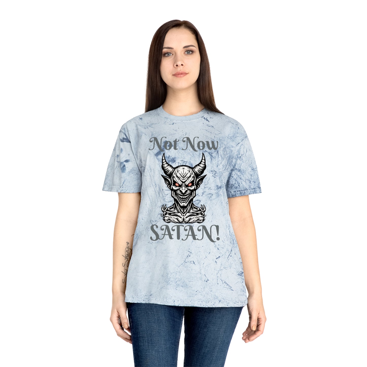 "Not Now... I Have Angelic Things To Do" - Unisex Color Blast T-Shirt - Kolohe Ko - Kolohe Ko