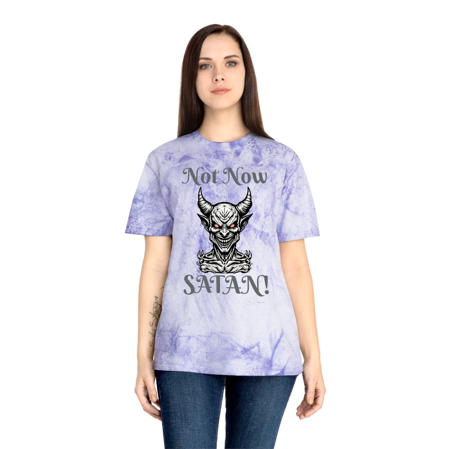 "Not Now... I Have Angelic Things To Do" - Unisex Color Blast T-Shirt - Kolohe Ko - Kolohe Ko