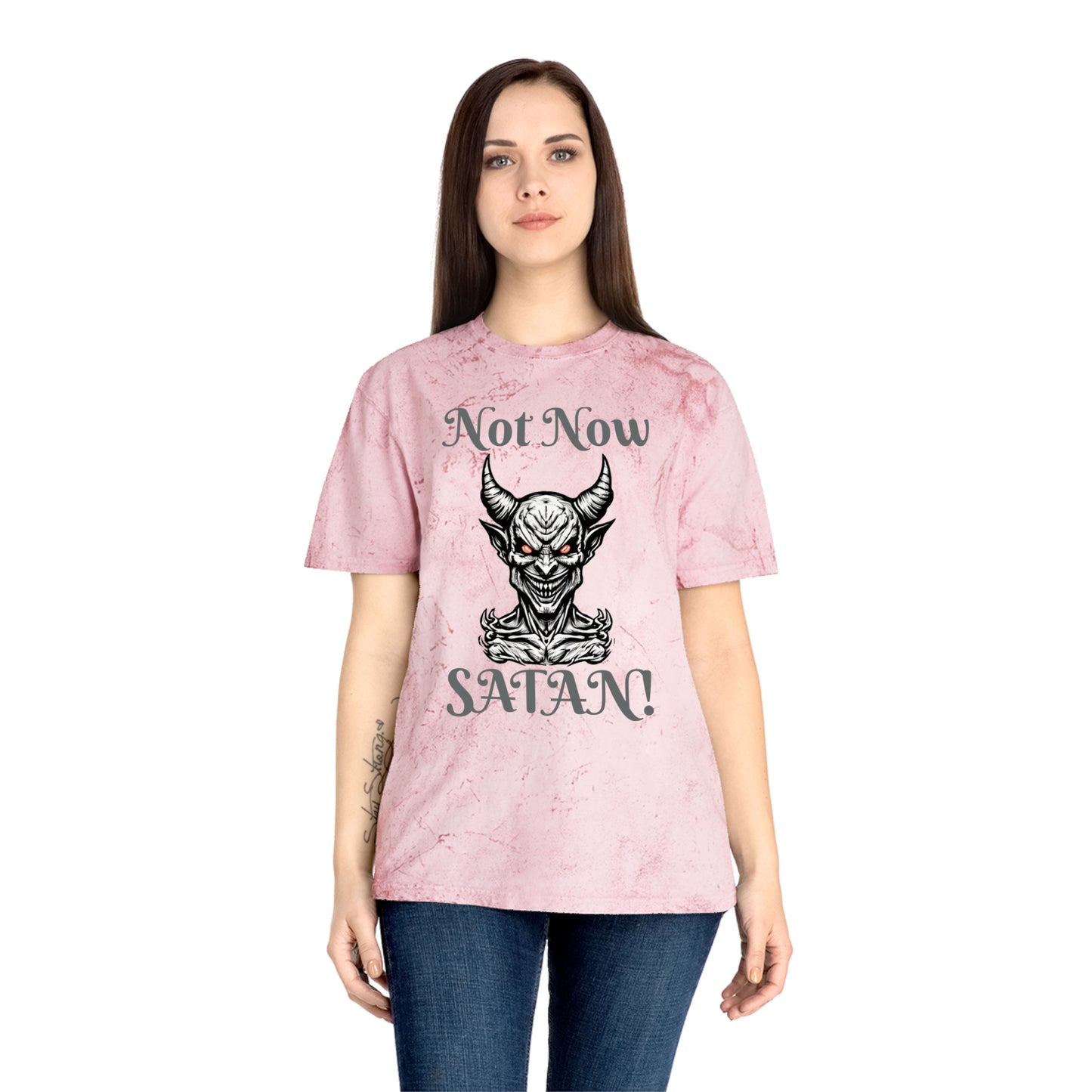 "Not Now... I Have Angelic Things To Do" - Unisex Color Blast T-Shirt - Kolohe Ko - Kolohe Ko