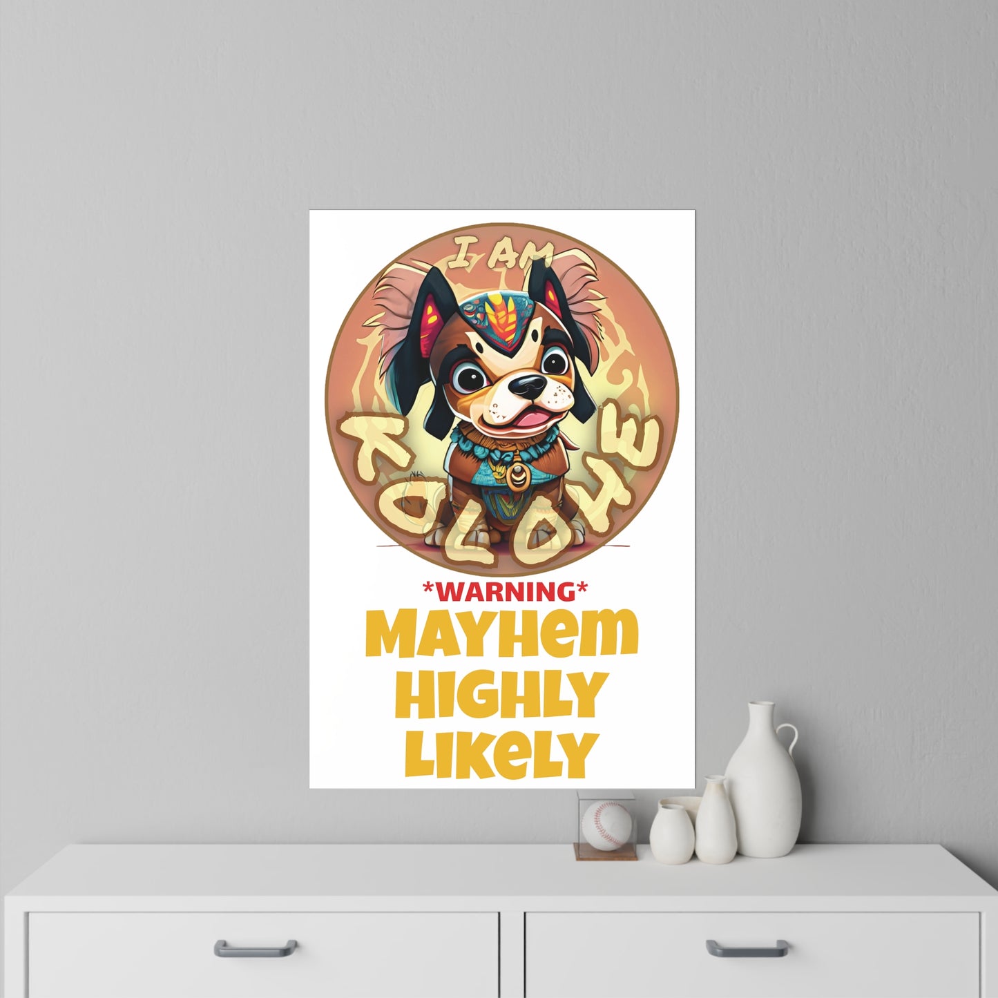 I Am Kolohe Mayhem Highly Likely | Wall Decals | White | Kolohe Ko - Kolohe Ko