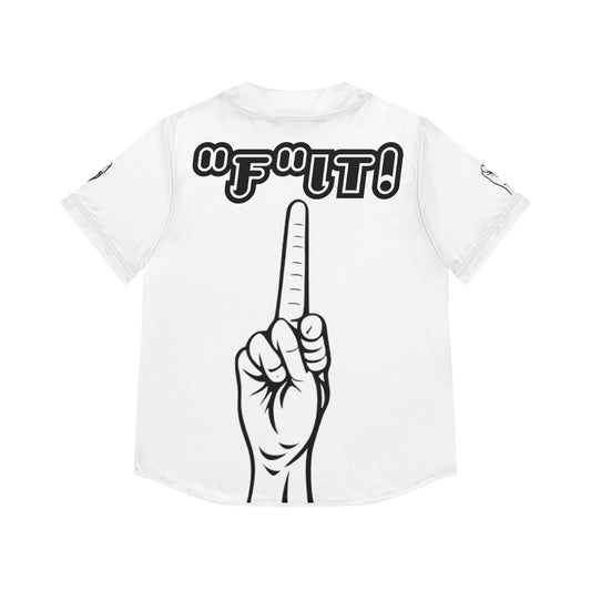 "F"IT | Women's Baseball Jersey (AOP) | White with Black or White Seems | Kolohe Ko - Kolohe Ko