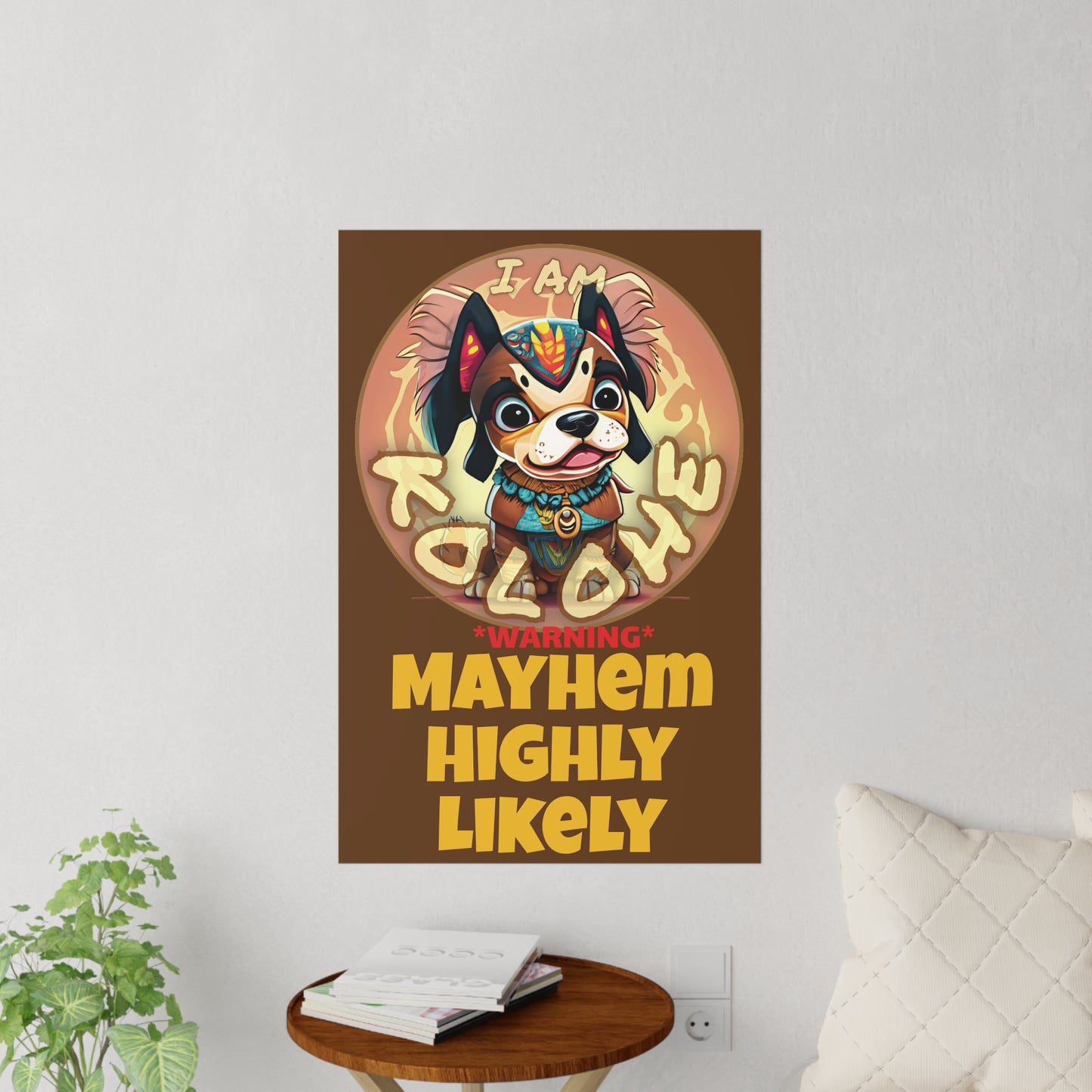 I Am Kolohe Mayhem Highly Likely | Wall Decals | Brown | Kolohe Ko - Kolohe Ko