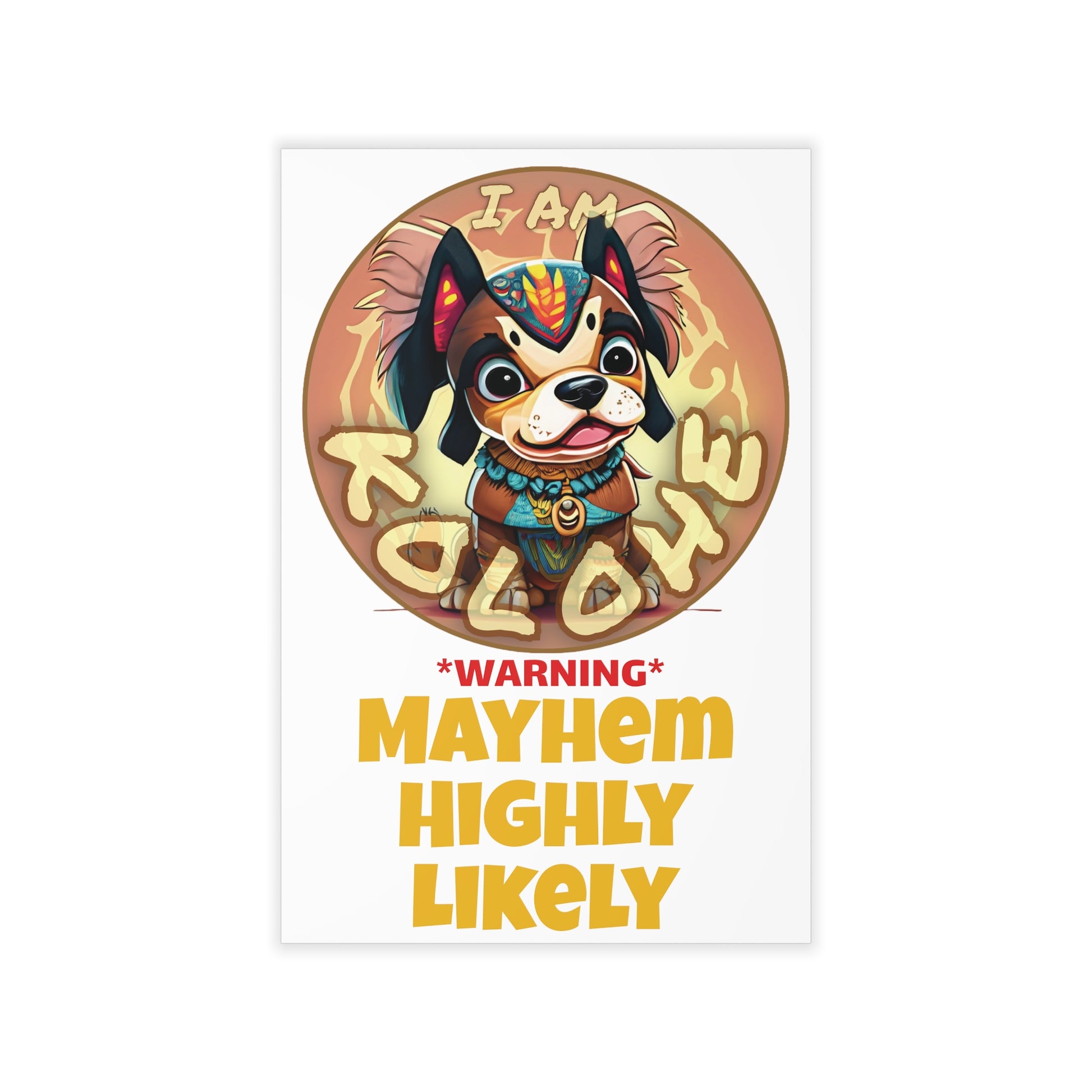 I Am Kolohe Mayhem Highly Likely | Wall Decals | White | Kolohe Ko - Kolohe Ko